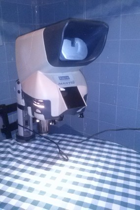 Foto 1 - Microscpio de inspeo visual
