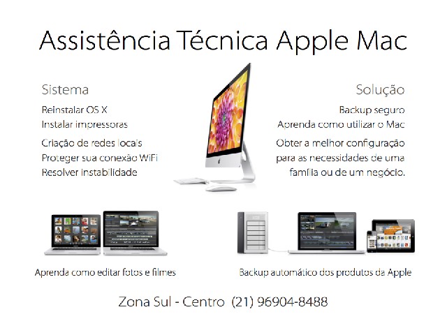 Foto 1 - Assistncia tcnica em software para apple mac